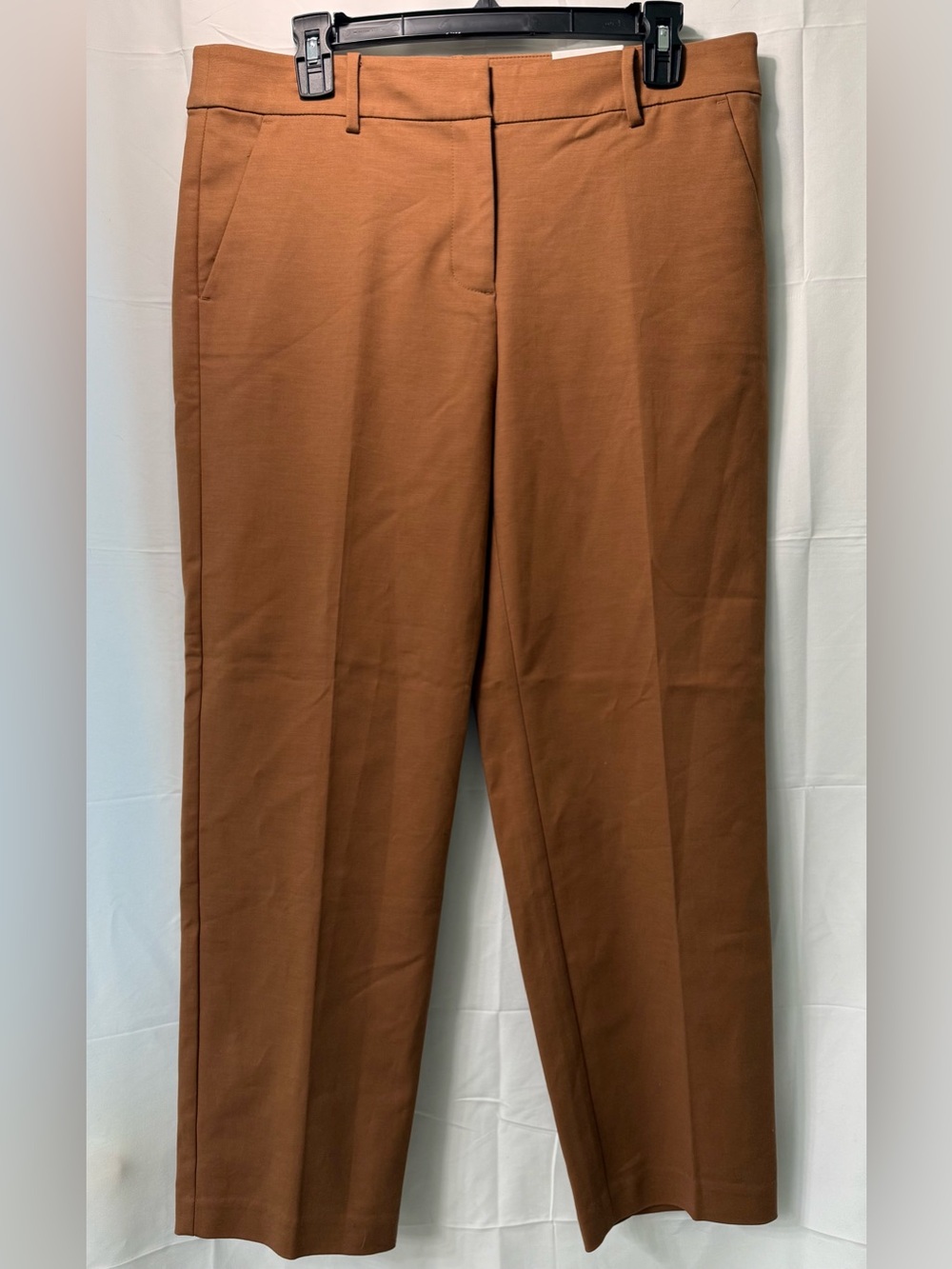 LOFT Riviera Slim Mid Rise Camel Ankle Pants NWT Size 8 Career Stretch